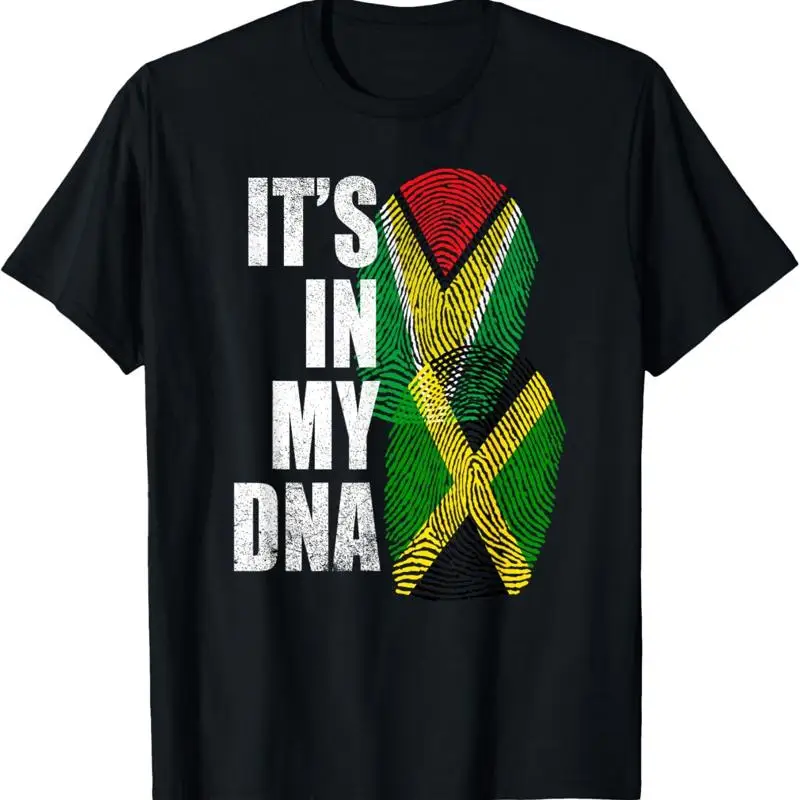 

Guyanese Jamaican Flag Guyana Jamaica Mix DNA T Shirt