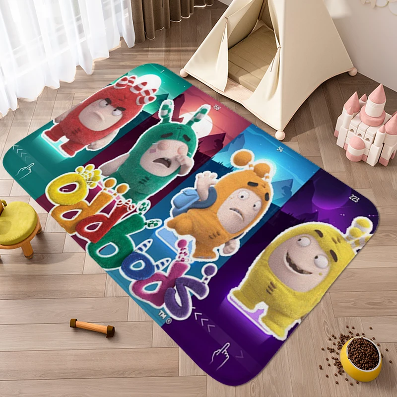 Sleeping Room Rugs A-Oddbodss Bathroom Mat Carpet Hallway Floor Mats Front Door Entrance Carpet Washable Non-slip Kitchen Rug