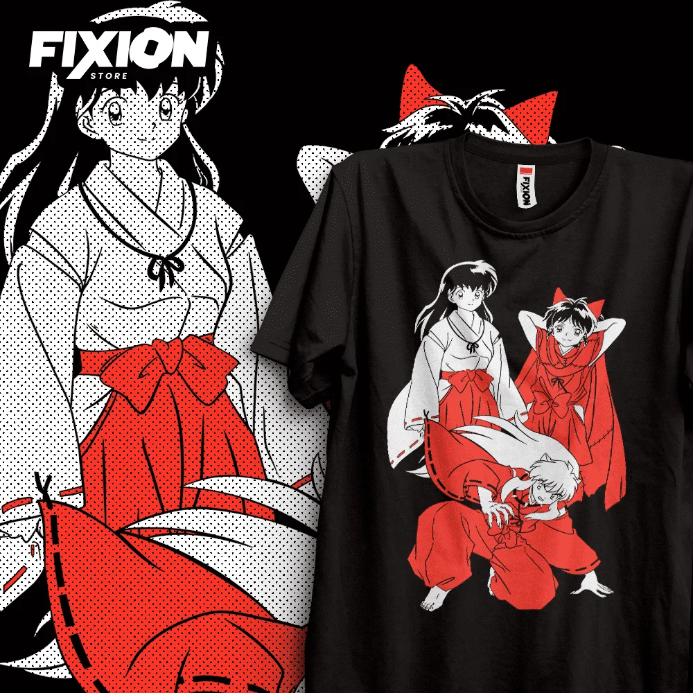 Maglietta Anime Inuyasha (negra) - Nuevos Enero 2023 Manga Tee