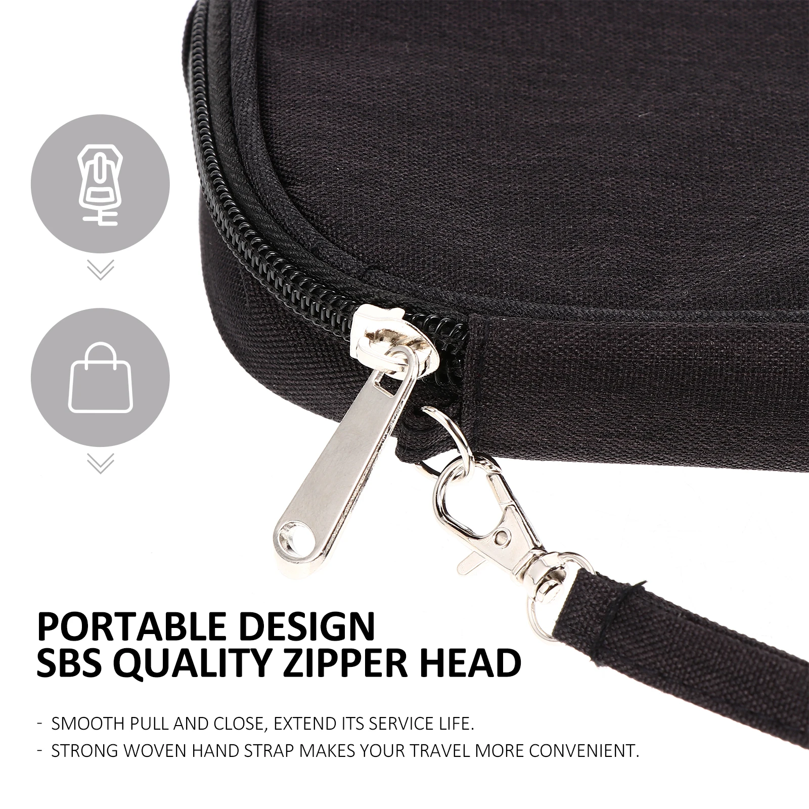 

1pc Electronic Storage Bag Waterproof Organizer Pouch For Cables Usb Drives Phones Chargers Mesh Pocket Elastic Ring