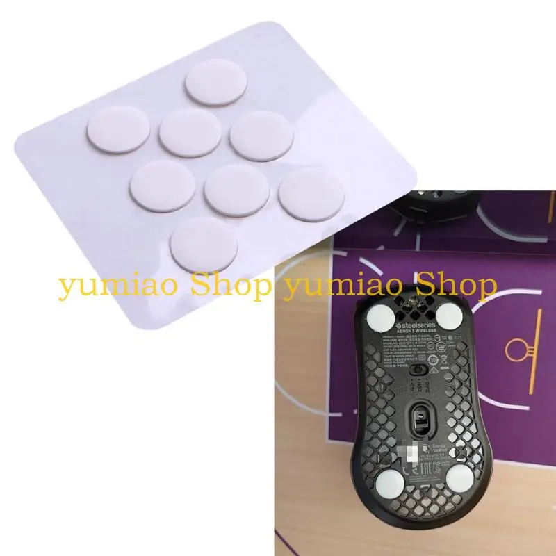 587B Tigre mejorado Patones ratón Ratón Padena ratones Glides redondeados Bordes curvos para aceros- Aerox 3 Ratón