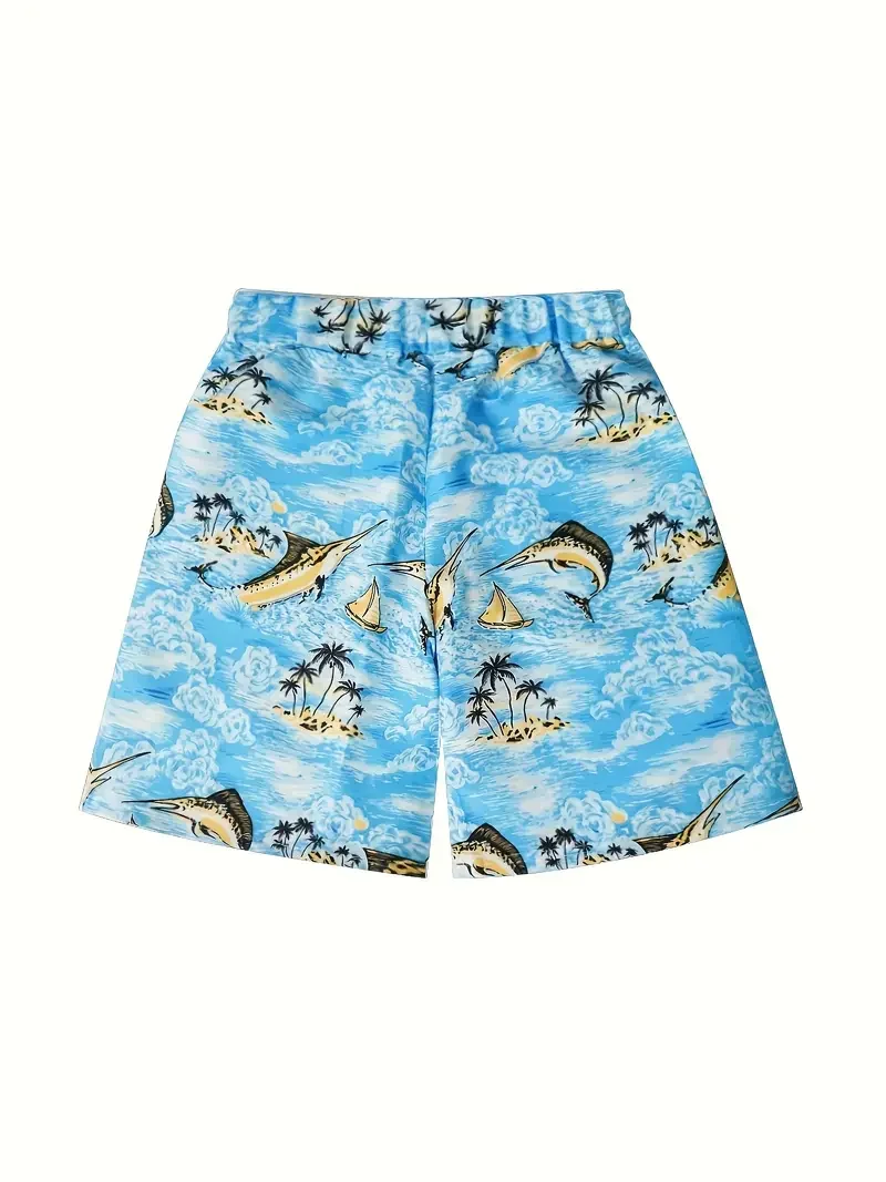 2024 Cute Boys and Girls Summer Shorts Children's 3D Pattern Fashion Breathable Pants Comfortable and High Quality Fabric