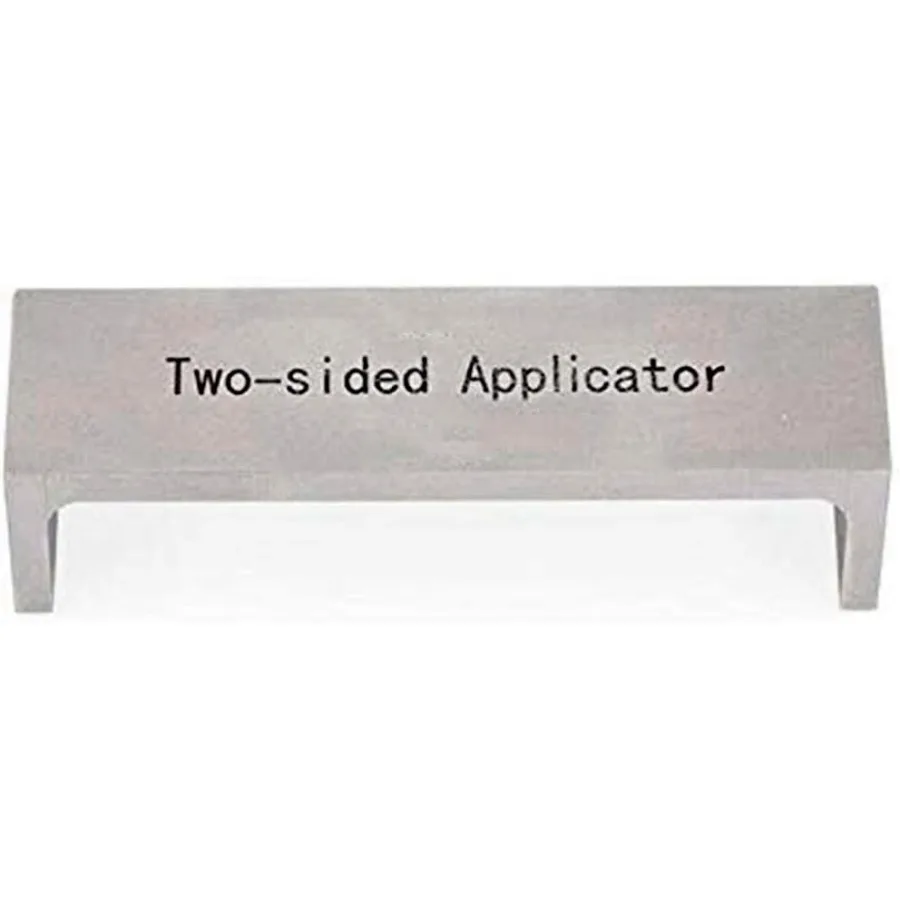 

YUCHENGTECH U-образный двухсторонний аппликатор для нанесения мокрой пленки для покрытия шириной 100 мм, толщина пленки 500 м, 1000 м, черный и серебристый