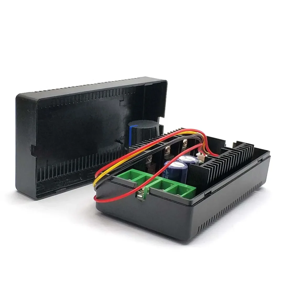 DC 12V 24V 2000W 40A DC Motor Speed Controller 9-50V PWM HHO RC พัดลมควบคุมความเร็วปรับ Power Control สวิทช์กรณี