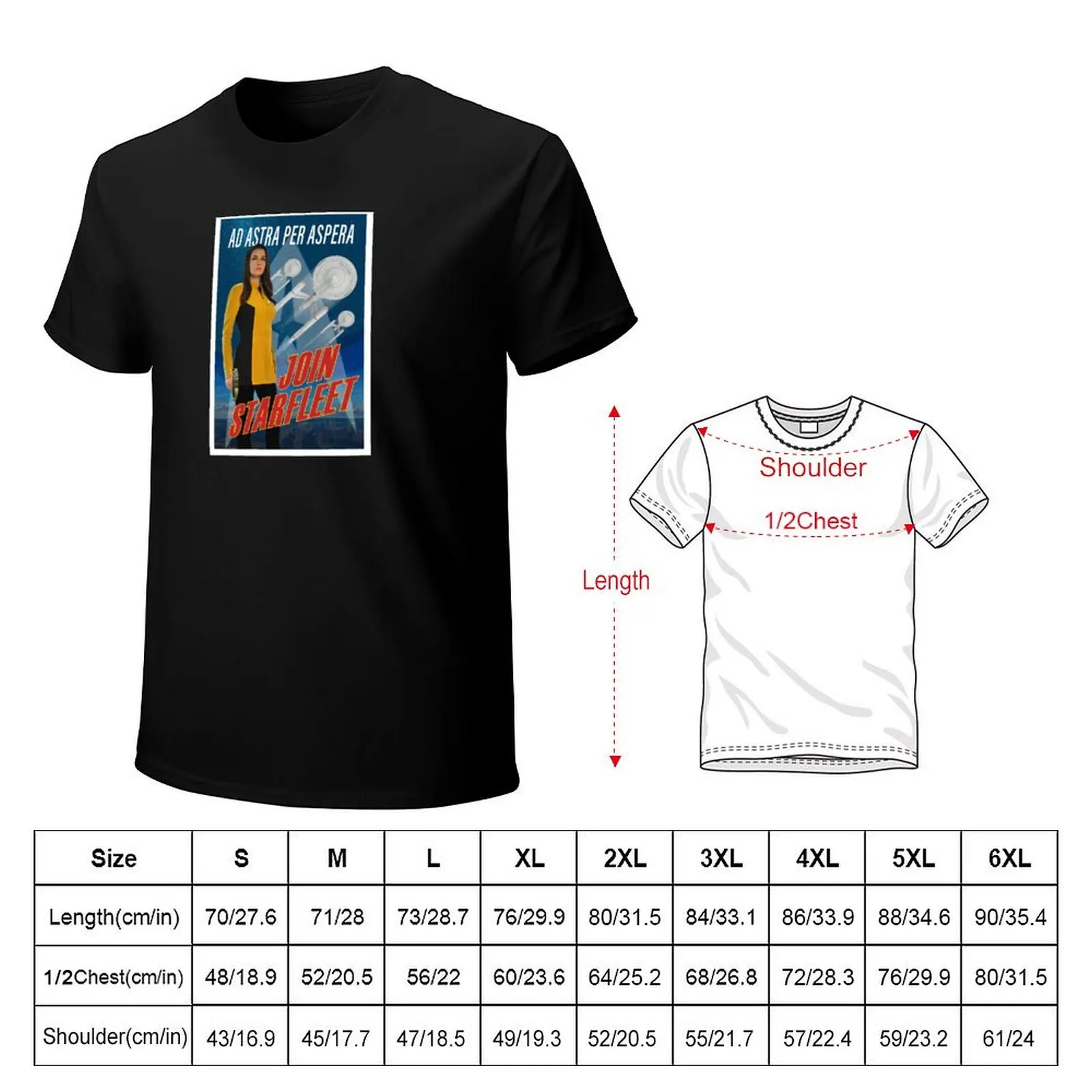 Ad Astra Per Aspera T-Shirt Retro Graphic Print T-Shirt