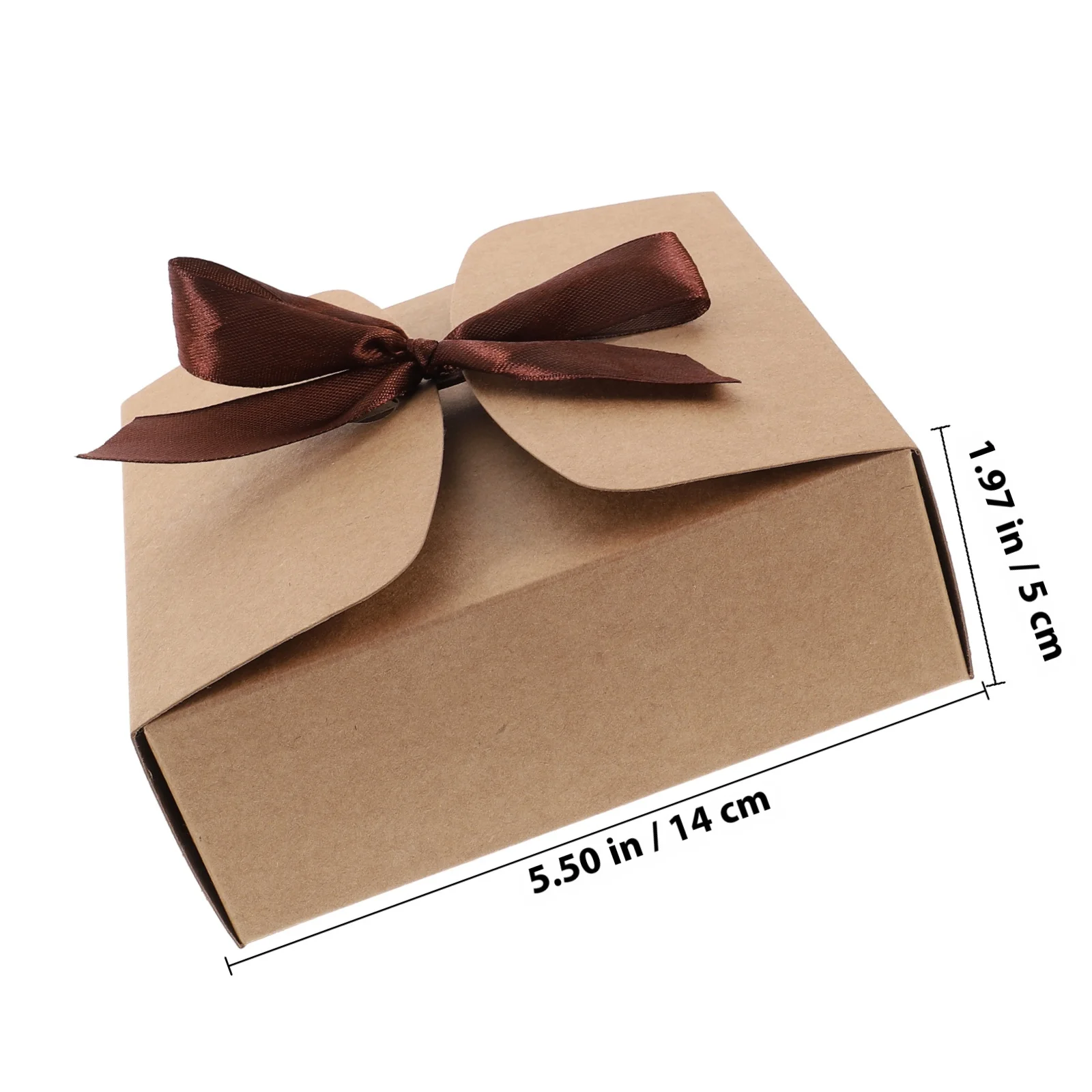 20 قطعة من علب الهدايا الجميلة خفيفة الوزن مصنوعة من ورق الكرافت وحفلات الزفاف وأعياد الميلاد وحاويات حلوى الشوكولاتة #5