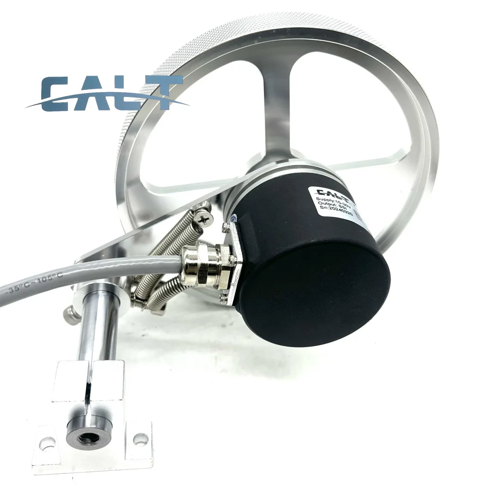 CALT 500mm Perimeter Measuring Wheel Encoder Absolute Rotary Encoder SSI 60mm Outer CAX60R1312E10SGB