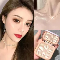 Facial Highlighter Makeup Palette 3D Nose Shadow Cosmetics Face Contouring Shadow Palette Ginger Highlighter Beauty Makeup Tool