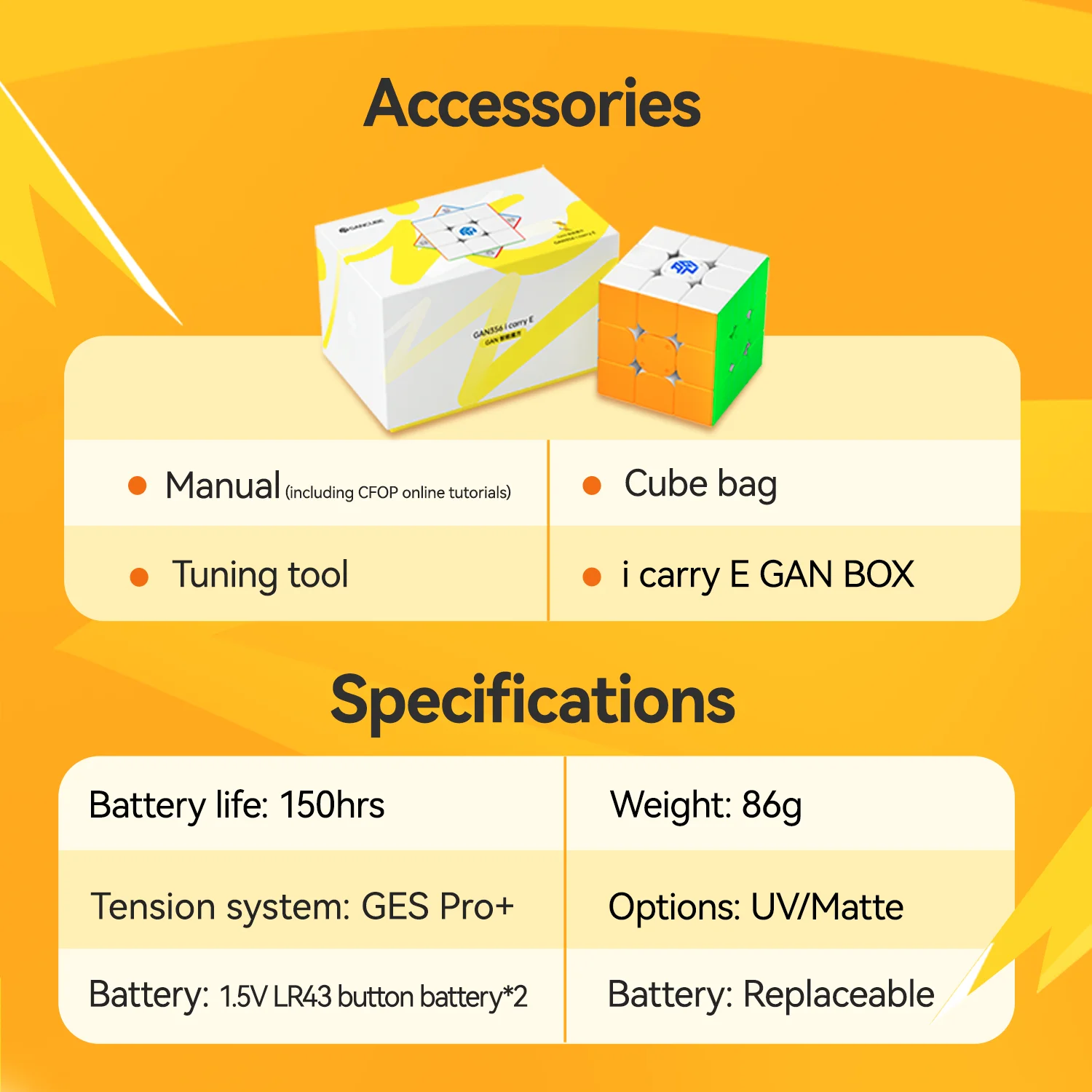 GAN356 i Carry E Smart Cube gan356 بلوتوث ذكي مكعب السرعة Speedcube 3x3x3 المهنية المكعب السحري لعب للأطفال