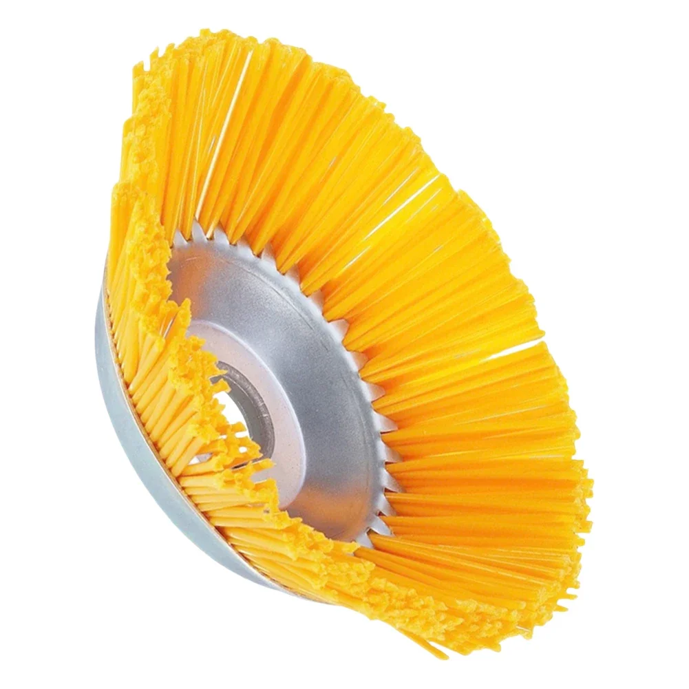 8 Inch Universal Grass Trimmer Head Nylon Wire Wheel Trimmer Brush Weeder Rotary Weed Brush for Brush Cutter