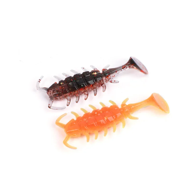 10pcs Silicone Soft Lures Piece Artificial Tackle Bait 3.5cm Goods For Fishing Sea Fishing Rockfishing Swimbait Wobblers