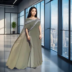 Women Dress Formal Evening Sexy A Line Sleeveless Ribbon Floor Length Prom Grown Long Dress 2025 Occasion Sequine Dress