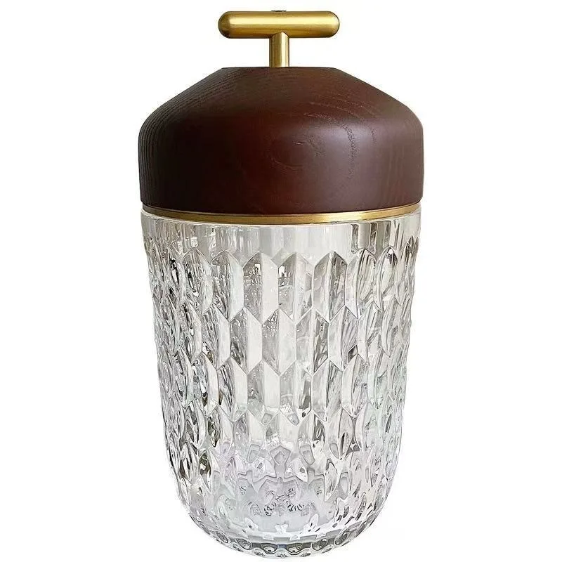 

Pine cone lamp crystal lamp bedside atmosphere night light
