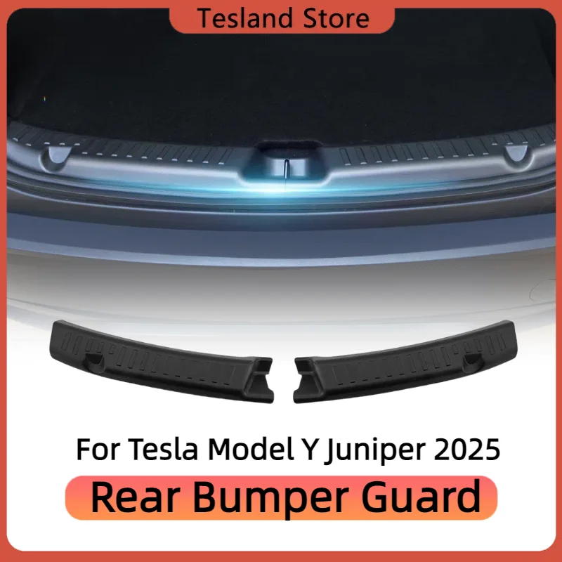 

Rear Bumper Guard For New Tesla Model Y Juniper 2025 ABS Anti Scratch Rear Trunk Bumper Guard Sill Cover Protector Accessories