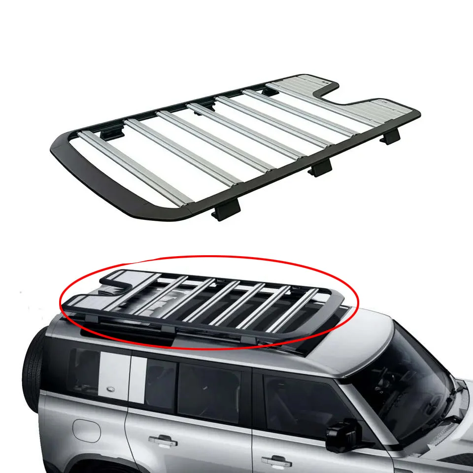 

Haisha Aluminium alloy Roof Rack for Land Rover Defender 20+ 4x4 Accessories roof luggage