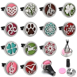 New Car Aromatherapy Diffuser Car Clips Car Air Freshener Perfume Essential Oil Diffuser Locket Pendant Car Interior Accessories
