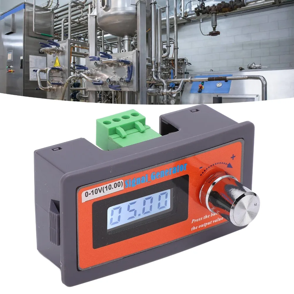 DC 0‑10V Voltage Signal Generator ABS Adjustable Voltage Signal Analog Simulator 79.5*42*23.5mm Signal Generator