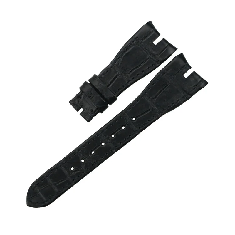 ДЛЯ ROGER DUBUIS, КОЖАНЫЙ РЕМЕНЬ ДЛЯ ЧАСОВ АЛИГАТОРА