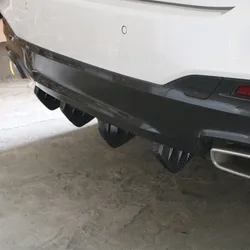 4pcs Car Modified Bumper Shark Fins Rear Diffuser Spoiler for Peugeot 106 107 205 206 207 208 306 307 308 309 405 406 407 508