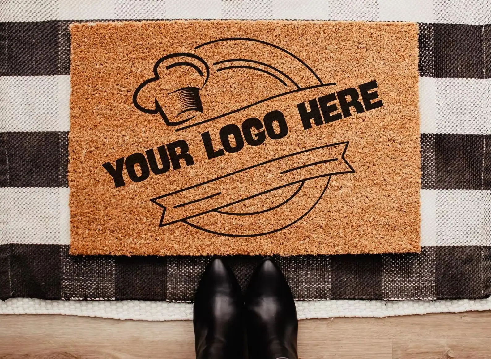 Home Textiles Company - Custom Logo Doormat Coir Anti-slip Personalized
