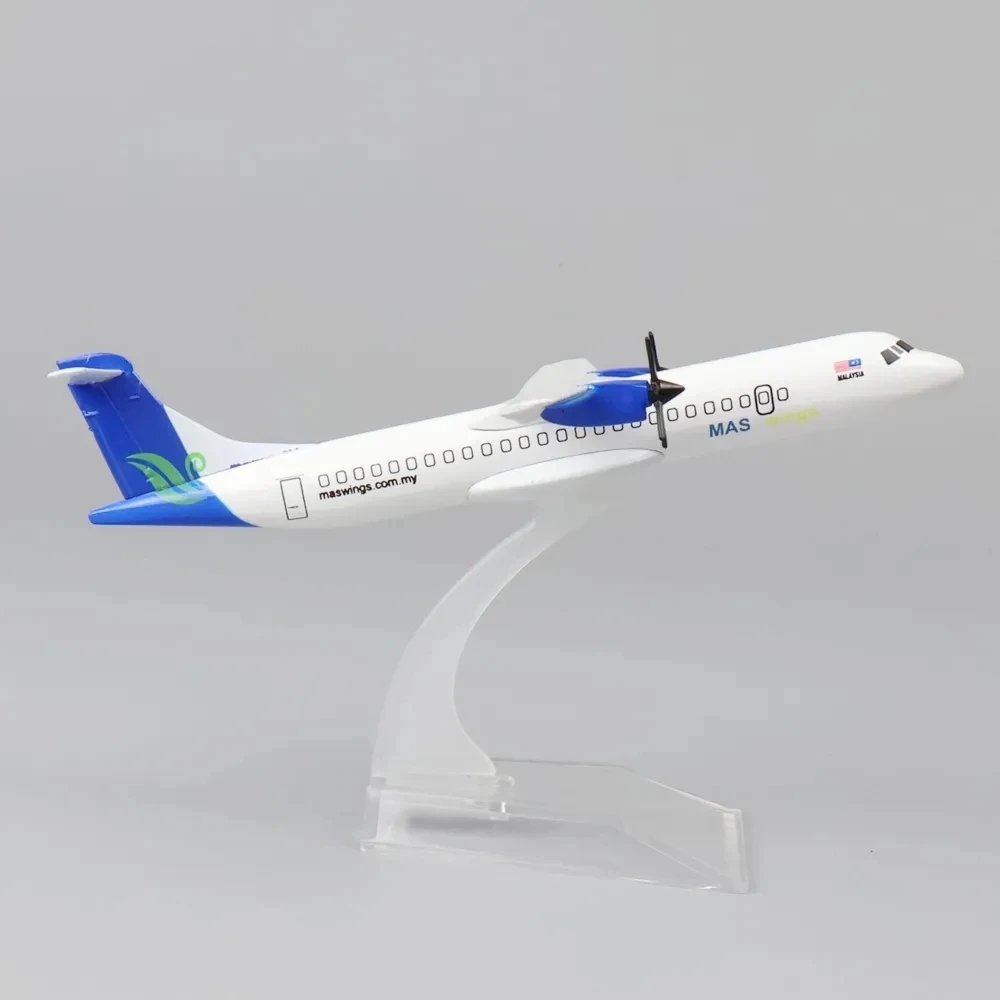 Model Aircraft Die-Cast Metal 16cm 1:400 East Malaysia Atr Alloy Model Miniature Ornament Collector\'S Item Toy Birthday Gift