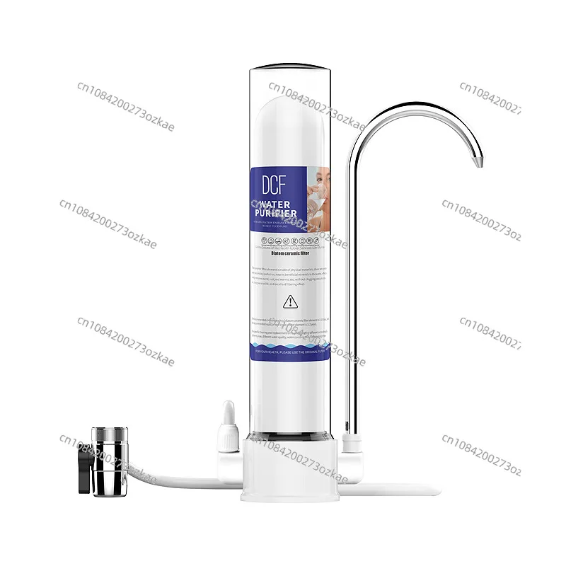 

English Version Transparent Water Purifier Ceramic Filter Tap Water Kitchen Water Purifier