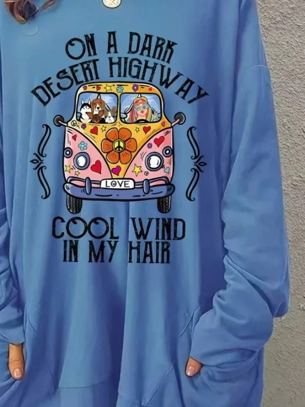 

Осенне-зимняя новая женская толстовка больших размеров с круглым вырезом и длинными рукавами с принтом граффити, повседневная модная толстовка с длинными рукавами