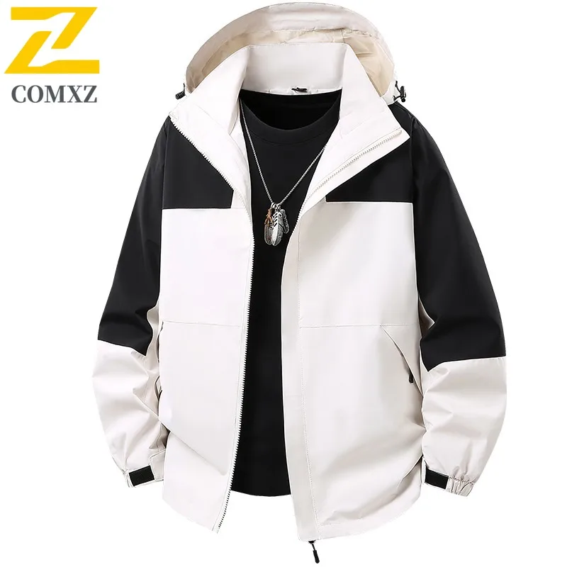 سترة COMXZ للرجال لراكبي الدراجات النارية متعددة الجيوب مقاومة للماء للاستخدام الخارجي سترات موتوكروس للسفر معطف مريح للخريف لركوب الدراجات #1