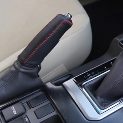 Leather Hand Brake Cover Protective Sleeve for Toyota Camry RAV4 Prado Corolla YARIS KIA Rio Sorento Sportage K2 K3 K4 K5