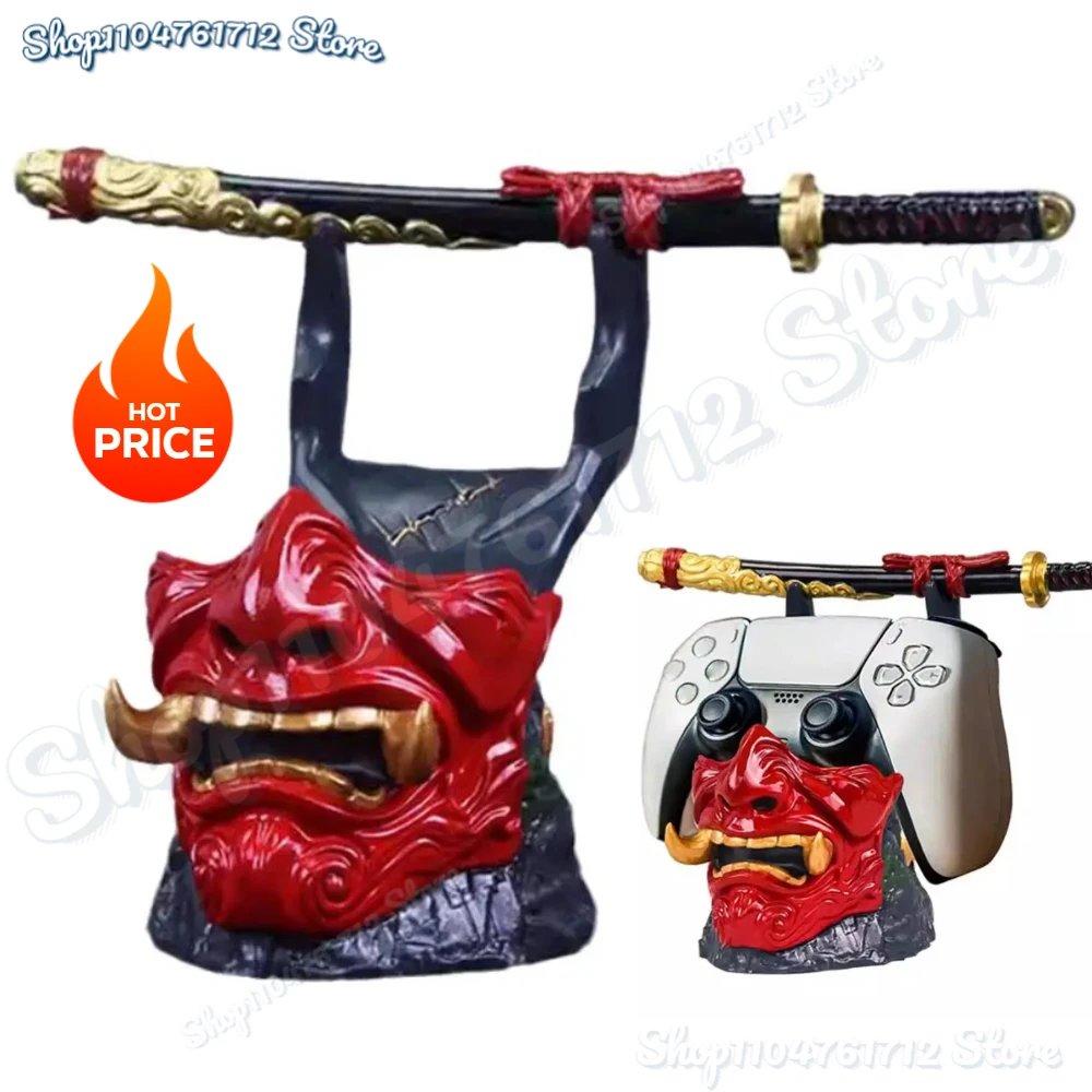 

New Suitable For PS5 Gamepad Holder Cartoon Games Anime War Ghost Hand Desktop Decoration Universal Game Controller