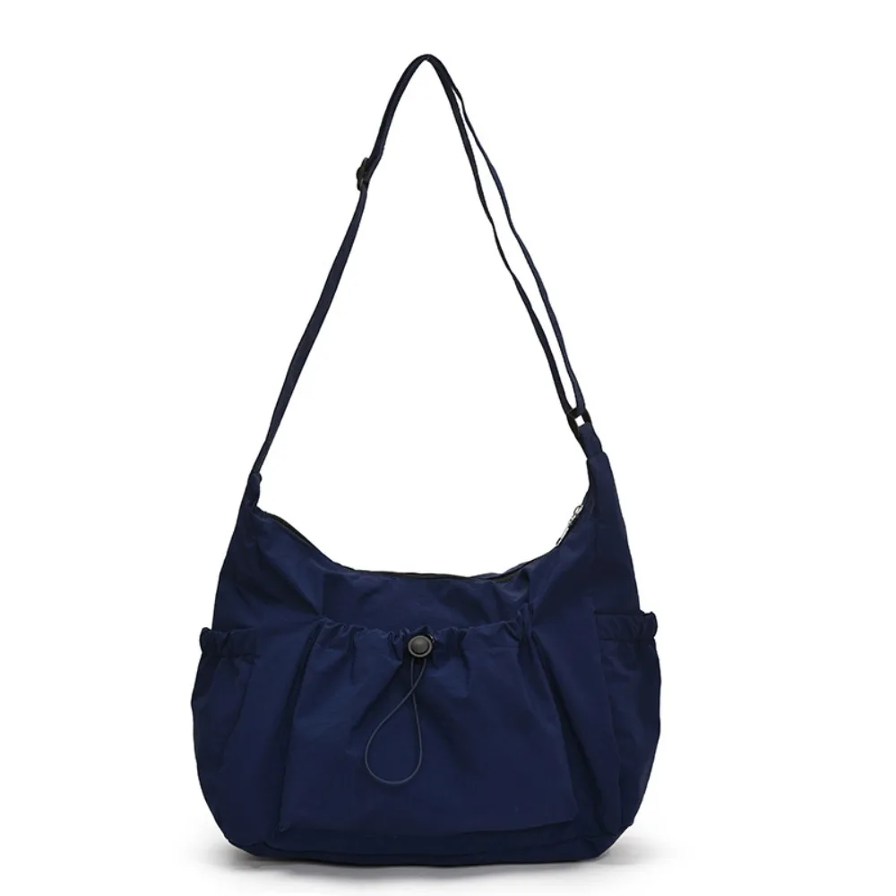 

Sweet Korean Style Nylon Shoulder Bag Handbag Lightweight Crossbody Bag Tote Bag Large Capacity Drawstring Bag Women