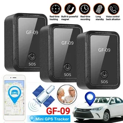 GF-09 Mini Car GPS Tracker Pets Anti-lost Locator Device Real Time Tracking Recording Magnetic Mount GF-07 SIM Positioner Wifi