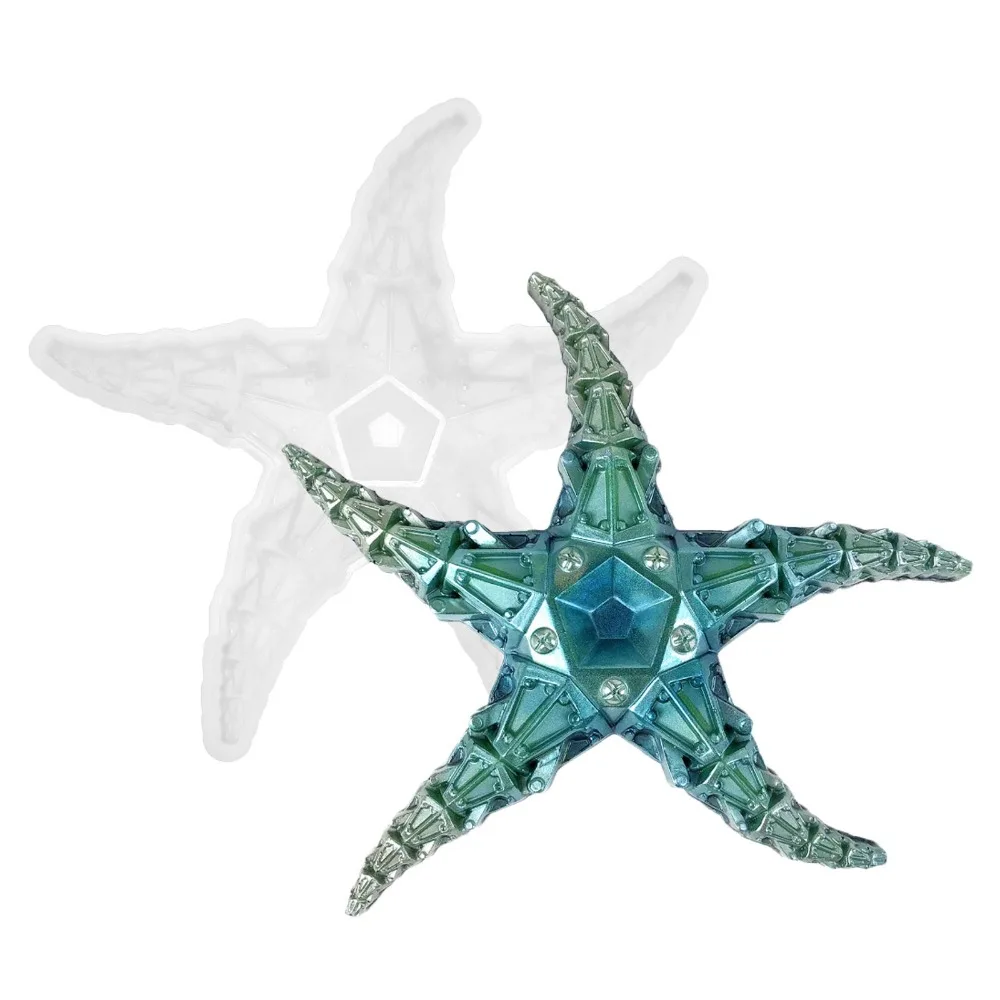 

New Sea Turtle Silicone Molds Fish Crabs 3D Resin Crafts Silicone Mold Clay Plaster Gypsum Mold Wall Hanging