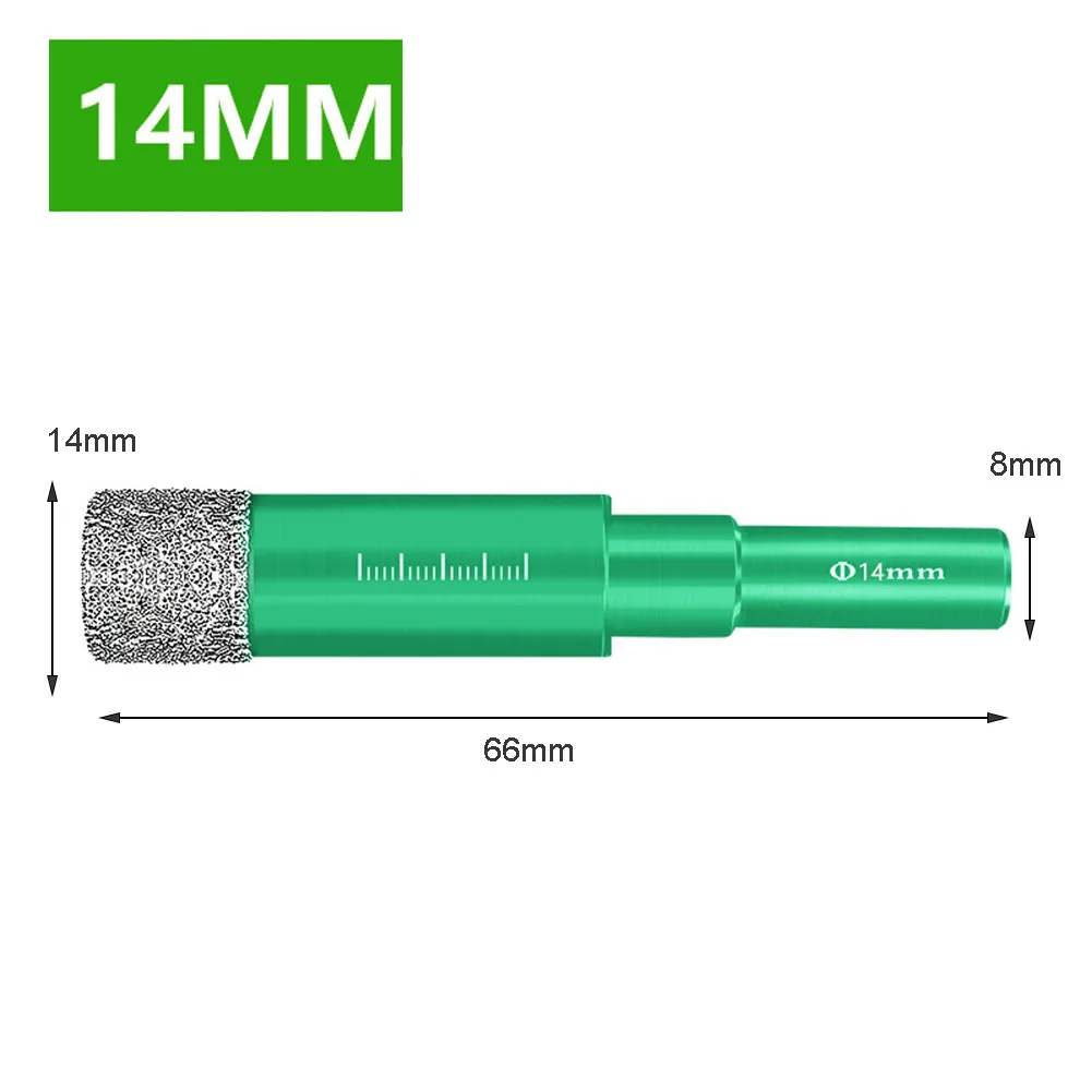 6-16MM Dry Diamond Coated Drill Bit For Drilling Tile Marble Glass Ceramic Hole Diamond Drill Bit Power Tool Accessories