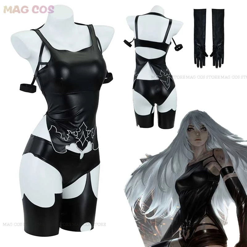 

Nier Automata Yorha 2B Косплей Костюм Парик Женский Сексуальный Черный Длинные Волосы Наряд Игра Ролевые Игры Взрослые Хэллоуин Вечерние Необычные Шорты