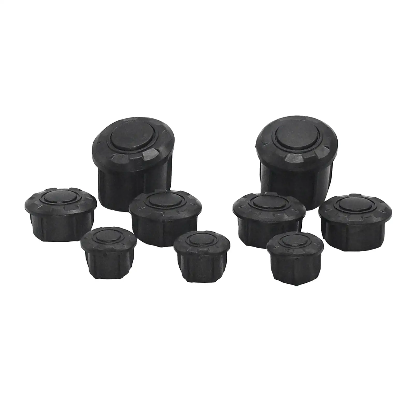 Black Plastic Hole Cover Caps Plug Replacement for R1200GS LC Adventure 2014-2018 Motorcycle Deco Kit Accessories