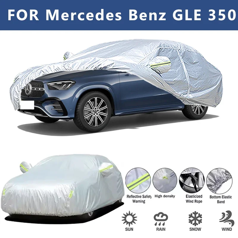 

For Mercedes Benz GLE 350 4MATIC Car Cover Outdoor Protection Covers Snow Sunshade Waterproof Dustproof Car Accessories