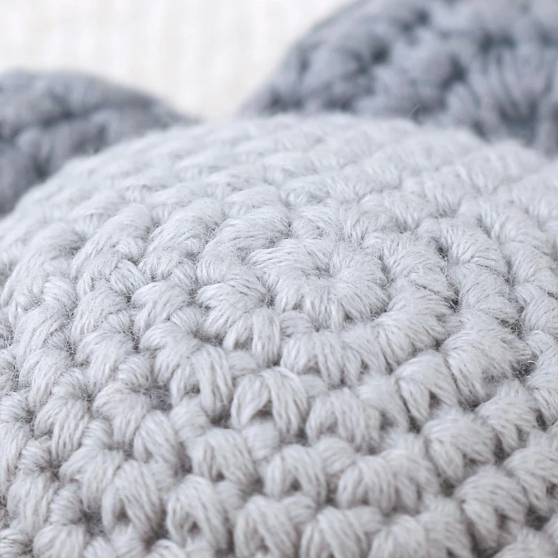 Brinquedo bonito flor crochê recheado tricô flor boneca apaziguar brinquedo para bebês 15UB