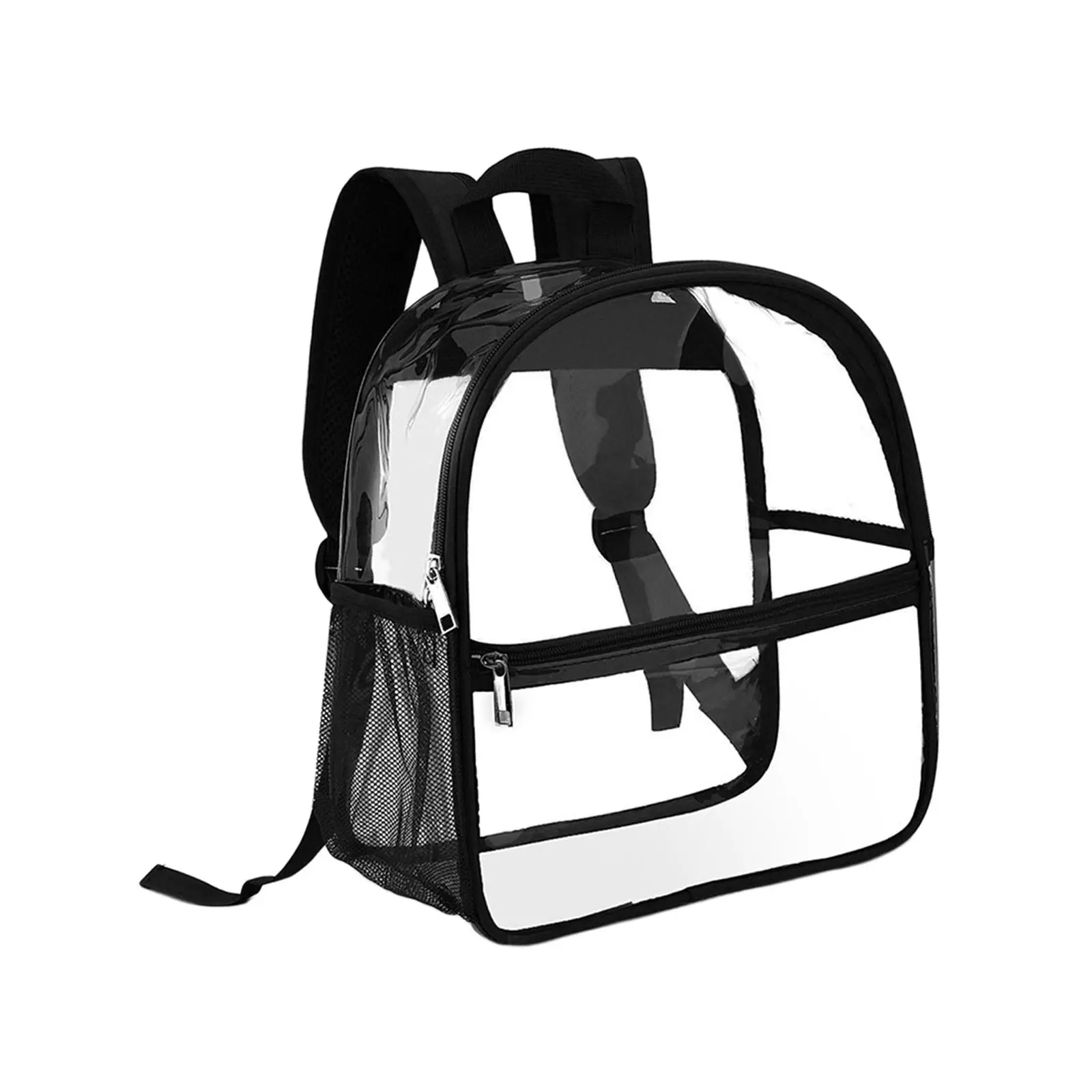 Clear Mini Backpack Waterproof PVC Transparent Backpack School Bag Organizer for Women Men Unisex Adults Teen Swimming Sports