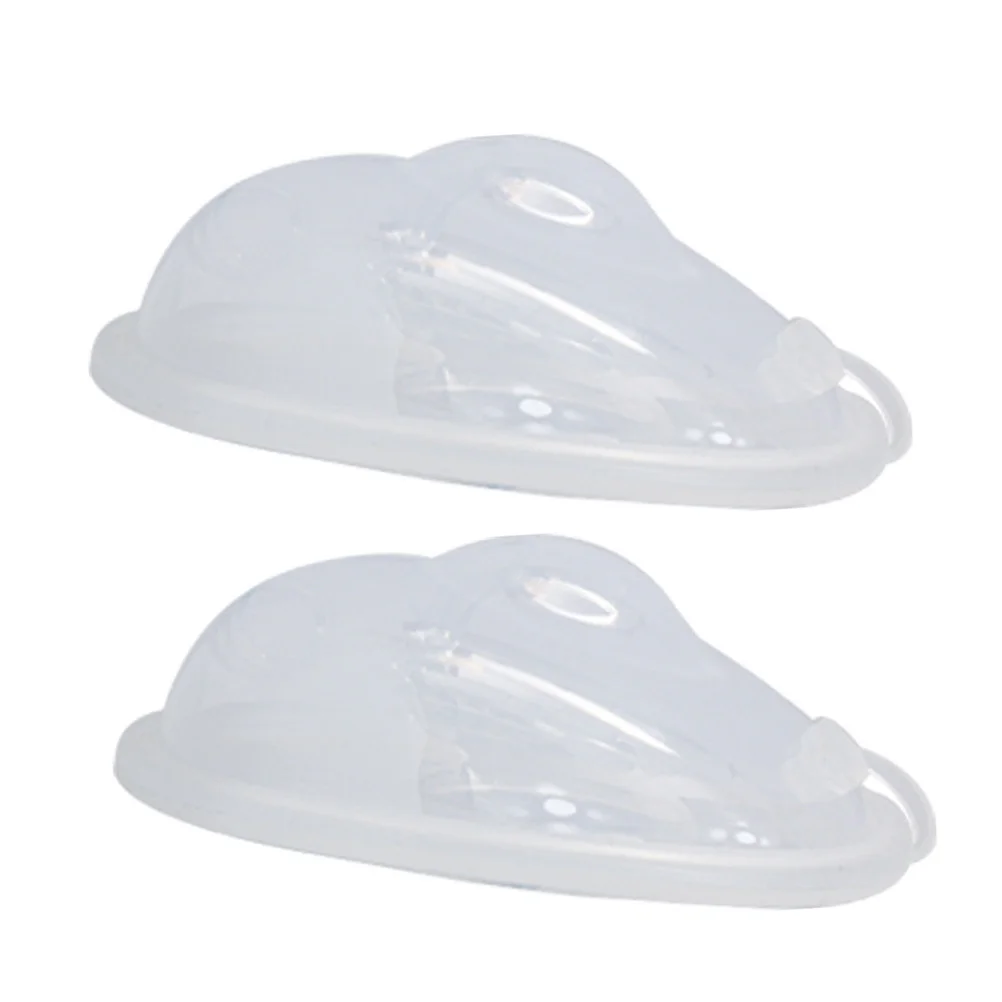 2 قطعة 55 مللي يمكن ارتداؤها الثدي جامع سيليكون الحليب الماسك الأيدي الحرة مانعة للتسرب قابلة لإعادة الاستخدام أجزاء مضخة الرضاعة الطبيعية #4