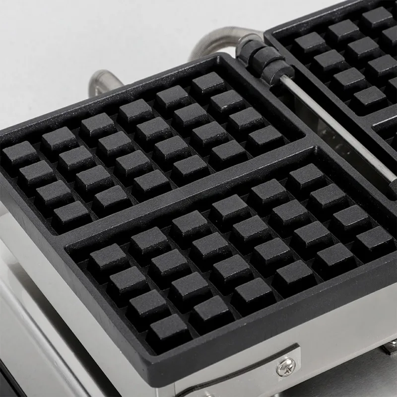 Commercial Electric 2-Slice Square Single Foam Waffle Maker Pancake Egg Waffle Machine for Fun Kids Adults Breakfast Household