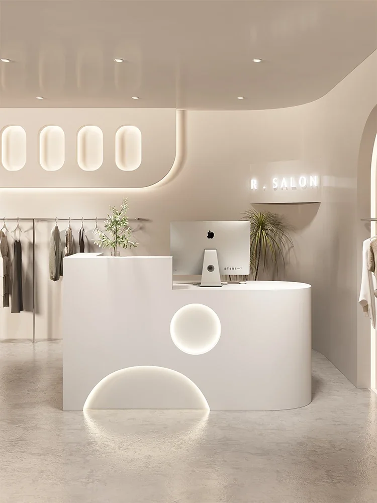 صفحة الخروج عداد متجر الملابس بار متجر بسيط حديث صالون تجميل صغير المشاهير الإنترنت مكتب استقبال بسيط د