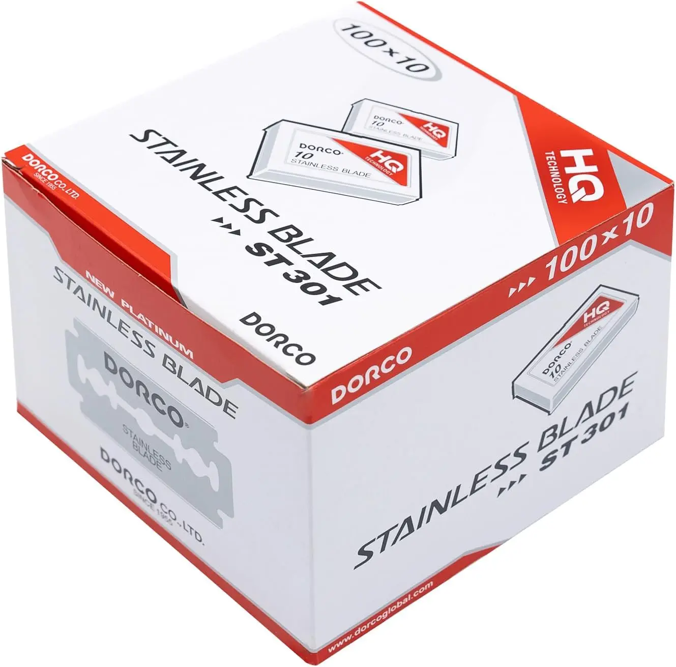 

1000 Double Edge Razor Blades - Super Sharp Platinum Coated for Smooth Shaving, Bulk Pack