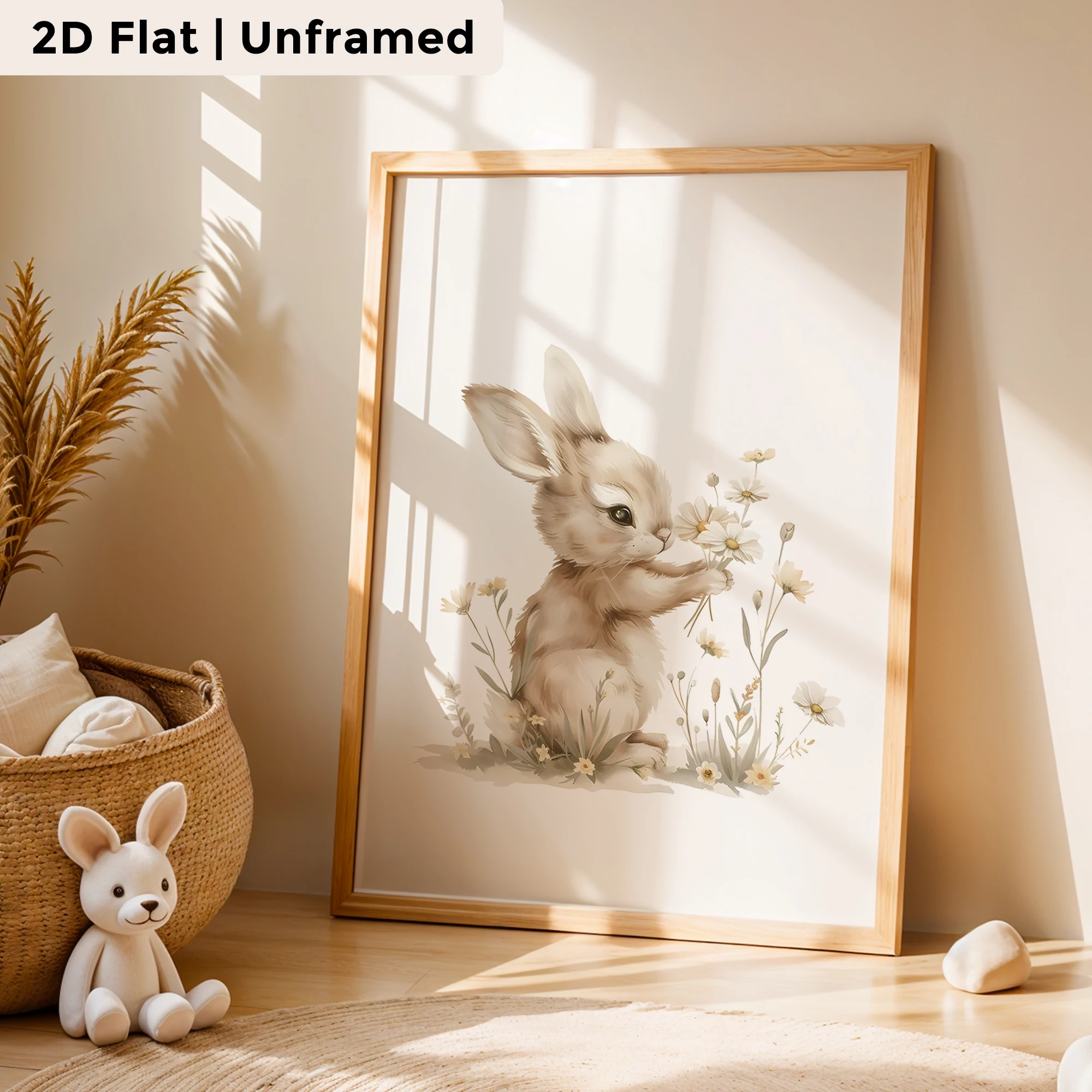3 Buah Gambar Poster Lukisan K - Home Decor Flowers ulasan dan harga