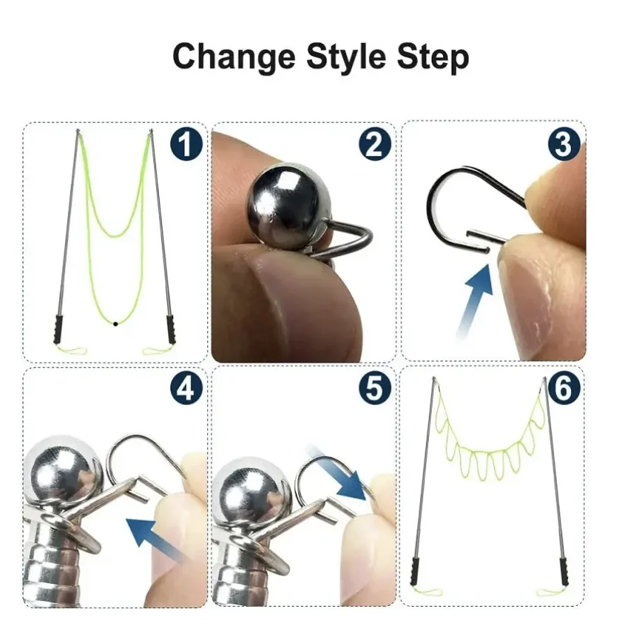 屋外大型調整可能なアウター 1 2 6 穴バブルロープダブルポールセットマジックシャボン玉子供のおもちゃレインボー折りたたみ式