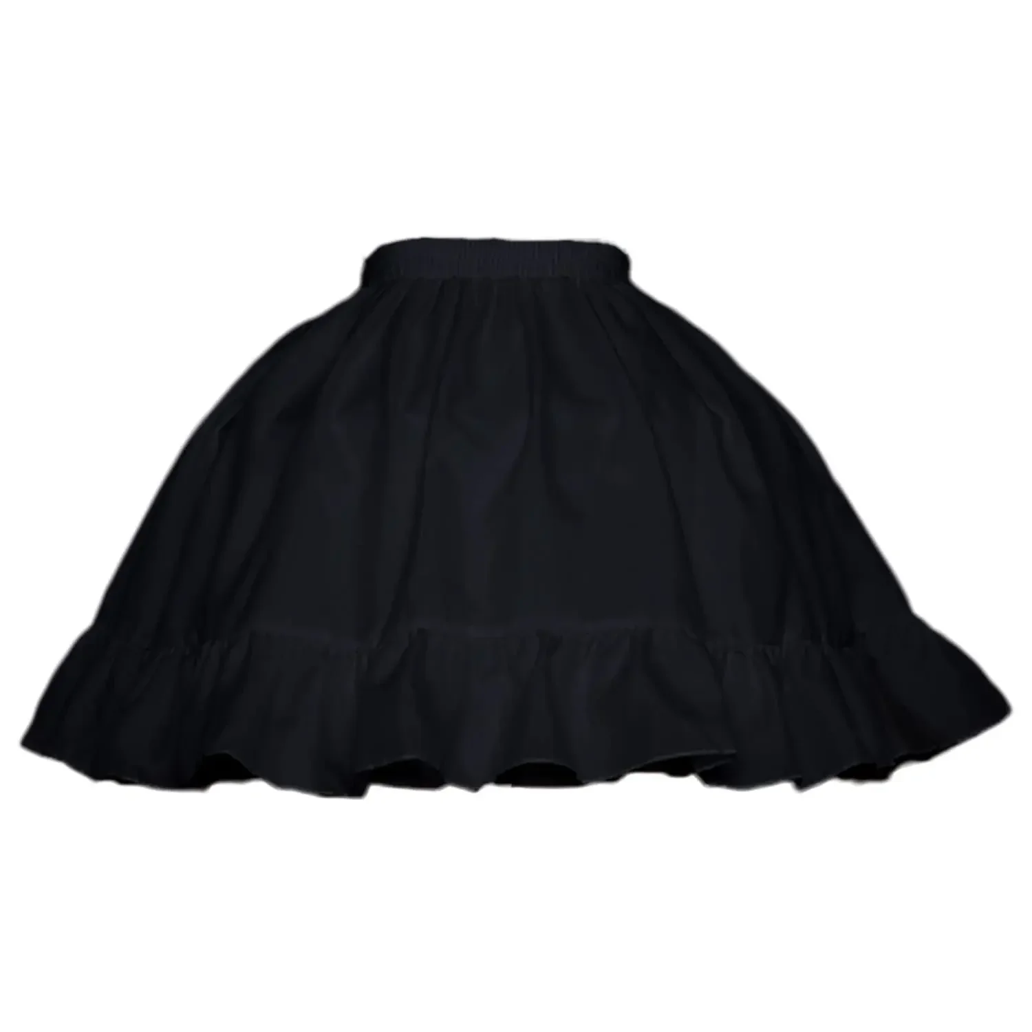 Jupon court crinoline pour femmes et filles, 2 cerceaux, jupe victorienne, robe de Rh, taille élastique, sous-vêtements, demi-jupe coordonnante