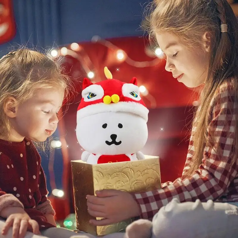 

Stuffed Bears Plush Cute New Year Decorations Stuffed Animal Plush Toy Versatile Stuffed Plush Doll Animal Decor Pillow For