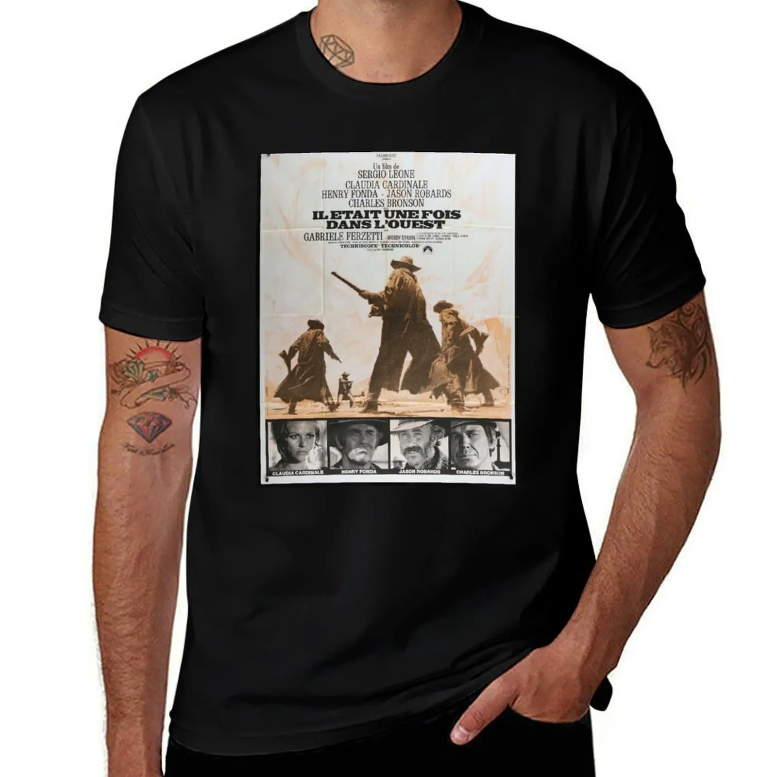 

Once Upon a Time in the West Movie T-Shirt t shirt custom print t shirt man plain t shirt man casual T-shirt