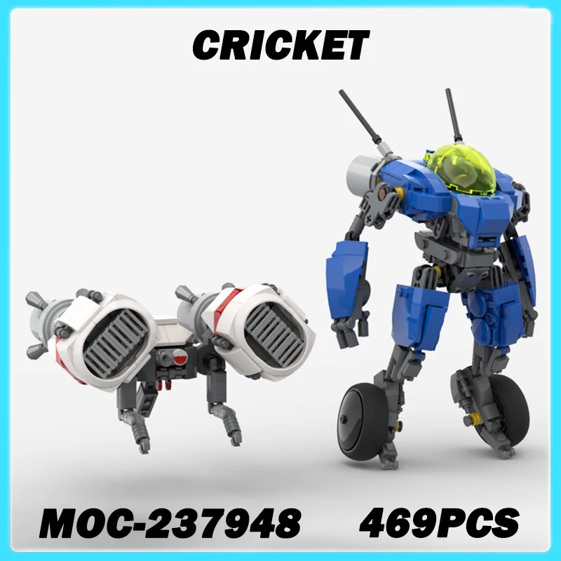 

469PCS MOC-237948 Cricket Battle Mecha Action Figures Robot Model Building Blocks Bricks Boy Toy Adult Kids Creative Xmas Gift