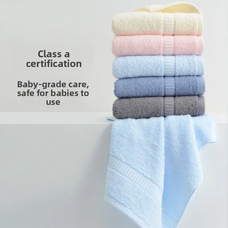 1/5/PCS Bathroom Cotton Towel 72x33cm Hand Face Bath Towel Soft Gift Absorbent Sport Absorbent Towel 수건 세트 Blue White